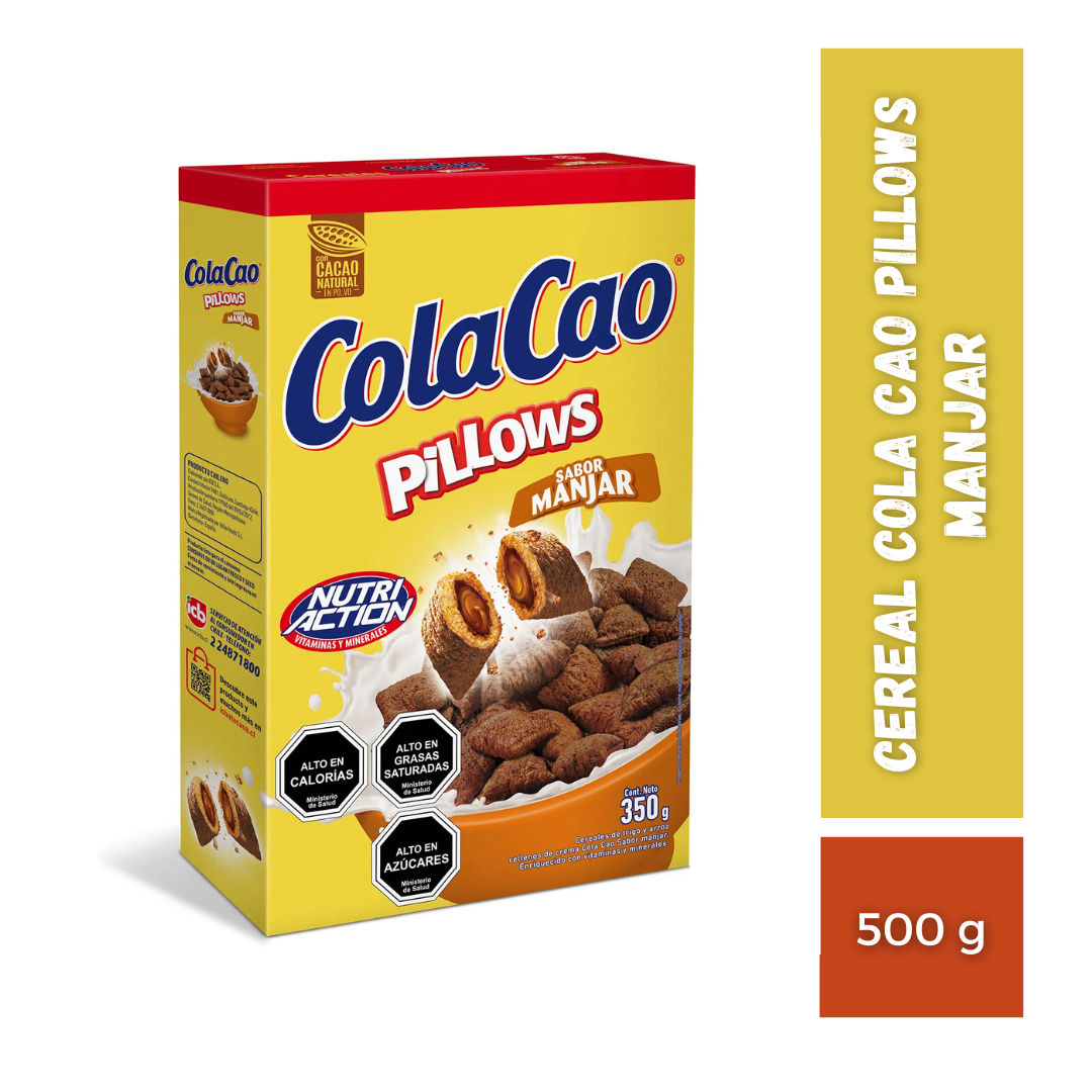 Cereal Cola Cao Pillows Manjar, 350g