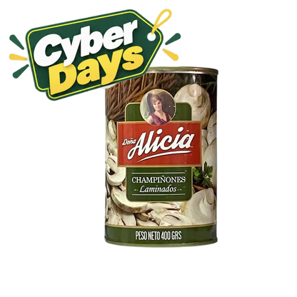 Champiñón Laminado Doña Alicia, 400g - Cyber Days