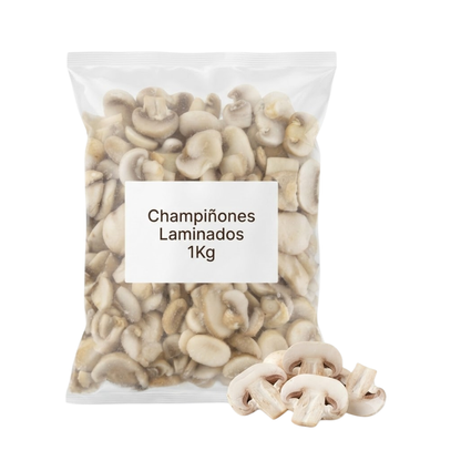 Champiñones Laminados, 1Kg