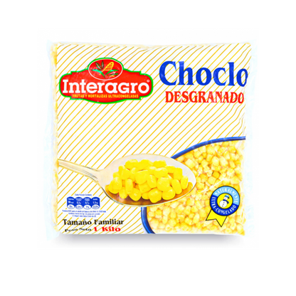 Choclo en Grano Congelado, 1kg