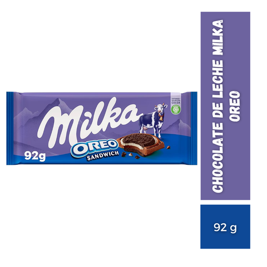 Chocolate De Leche Milka Oreo, 92g