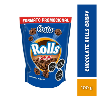Chocolate Rolls Crispy, 100g