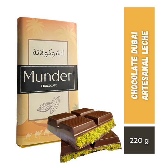 Chocolate Dubai Artesanal Leche, 220g