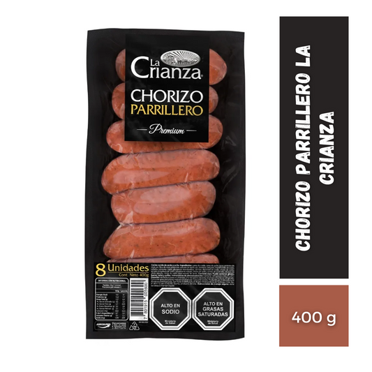 Chorizo Parrillero La Crianza, 400g