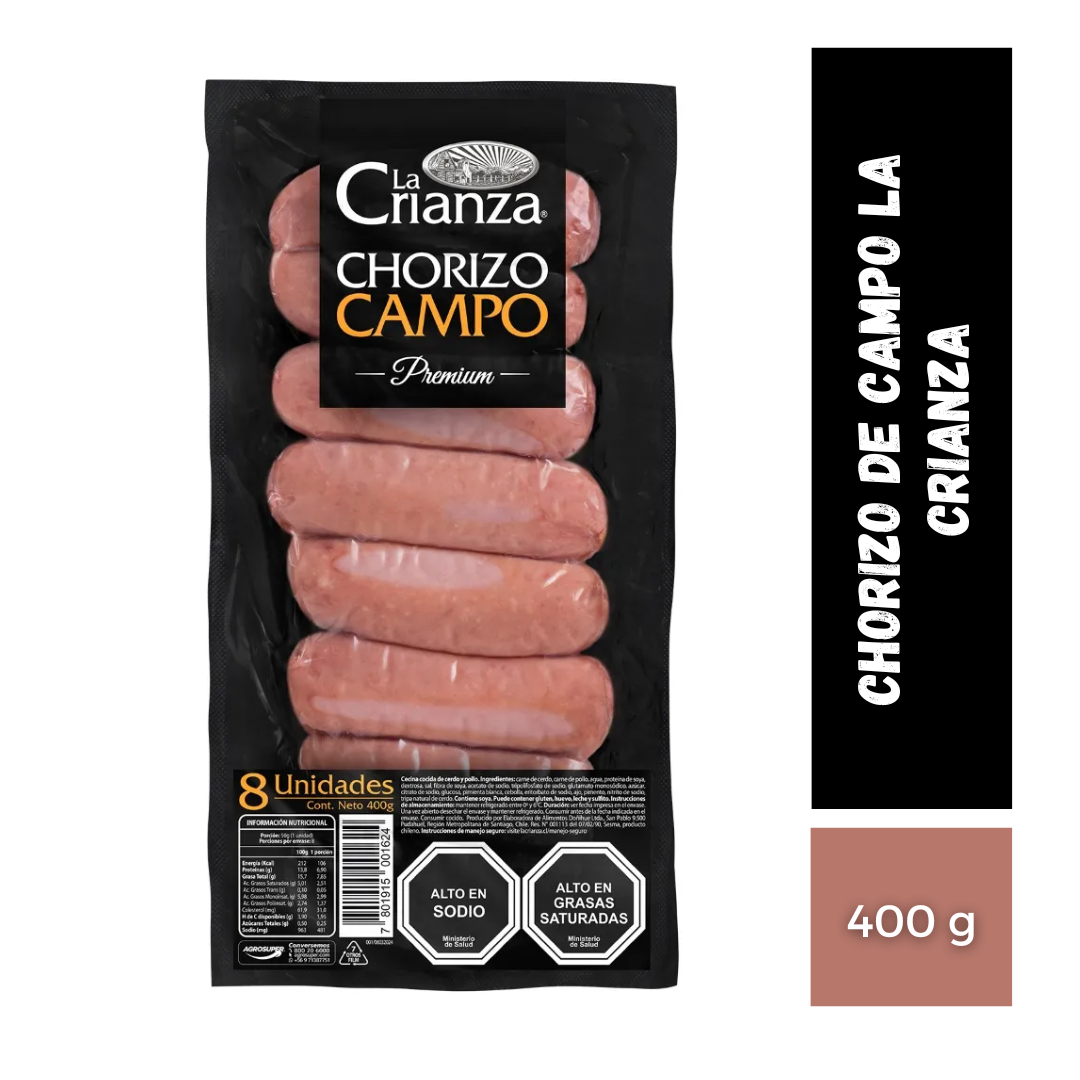 Chorizo de Campo La Crianza, 400g