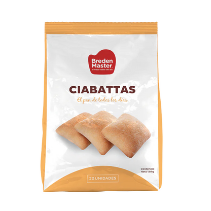 Ciabatta Precocida Breden Master, 20u