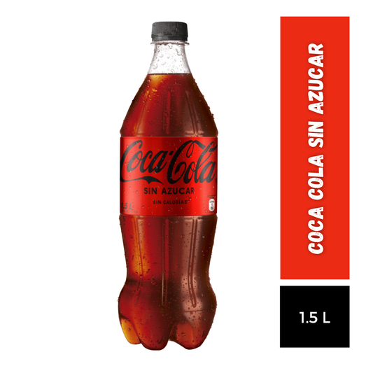 Coca Cola Sin Azucar, 1.5L