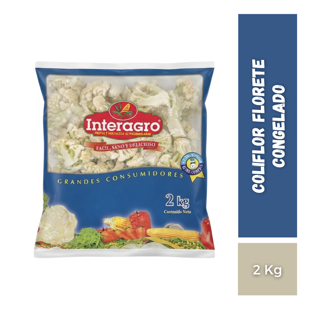 Coliflor Florete Congelado, 2Kg