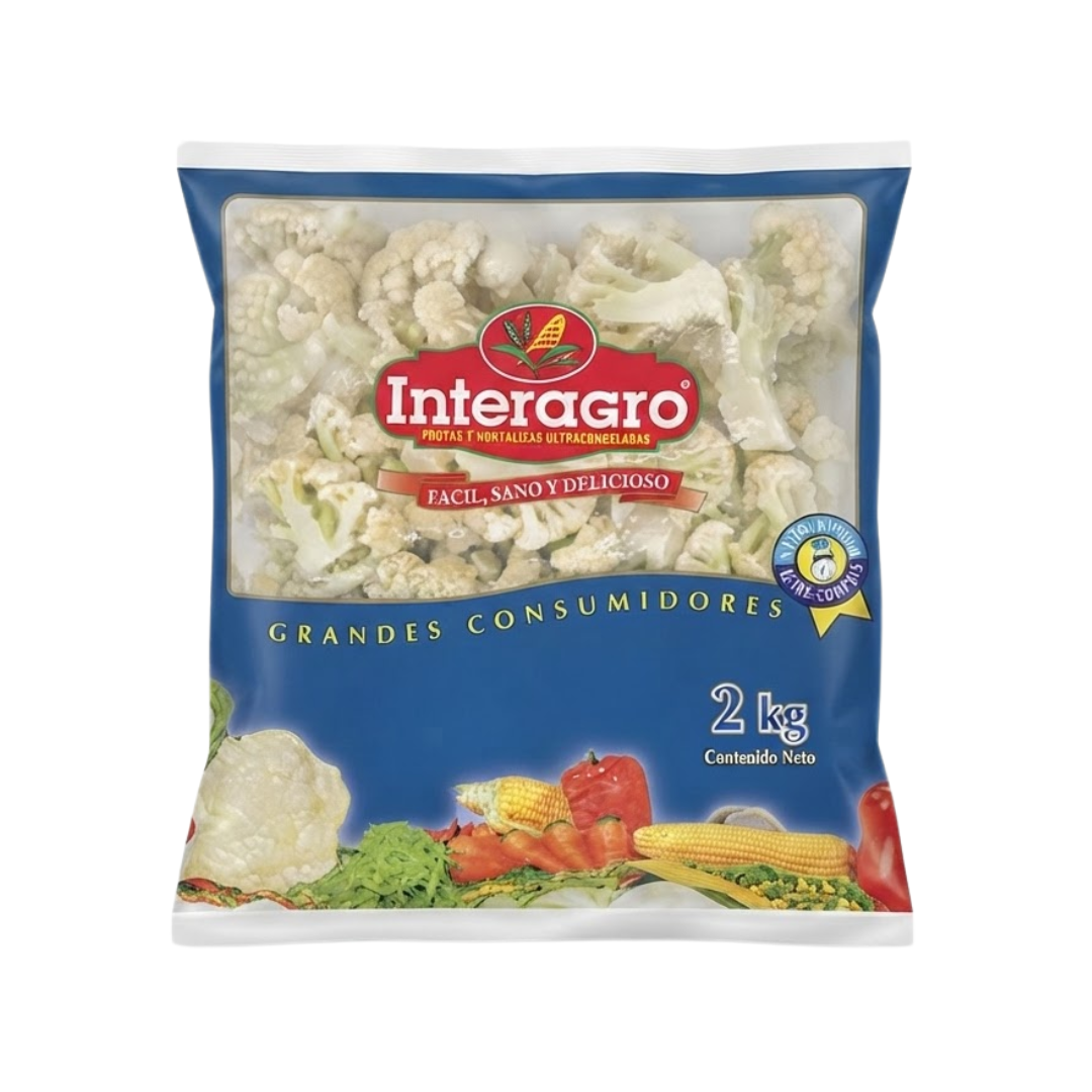 Coliflor Florete Congelado, 2Kg