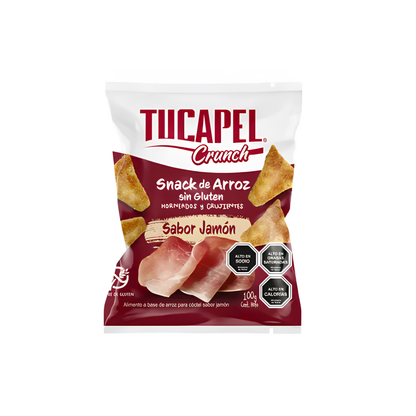Crunch Jamon Tucapel, 100g