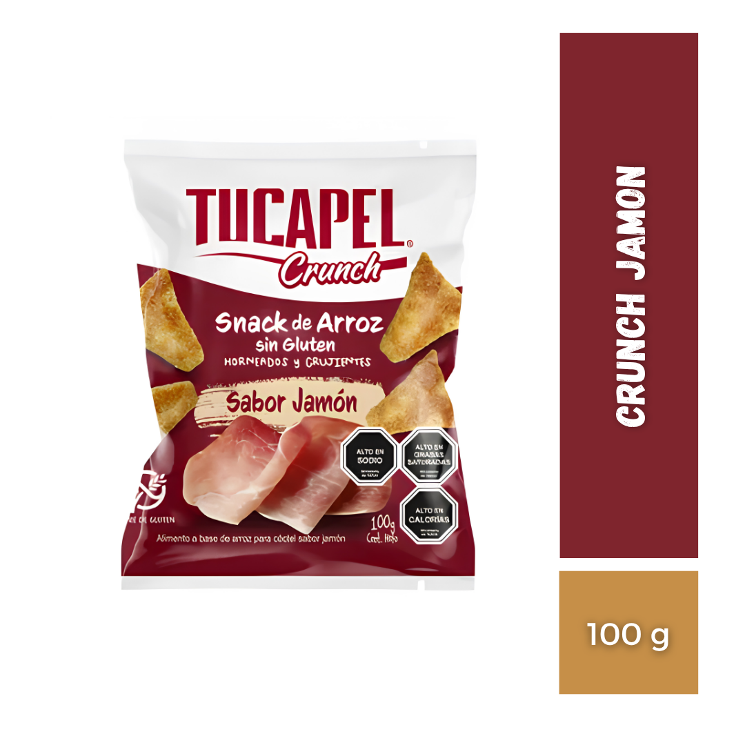 Crunch Jamon Tucapel, 100g