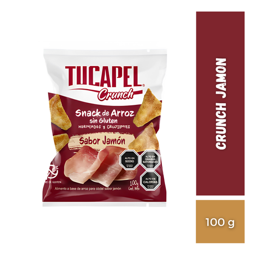 Crunch Jamón Tucapel, 100g