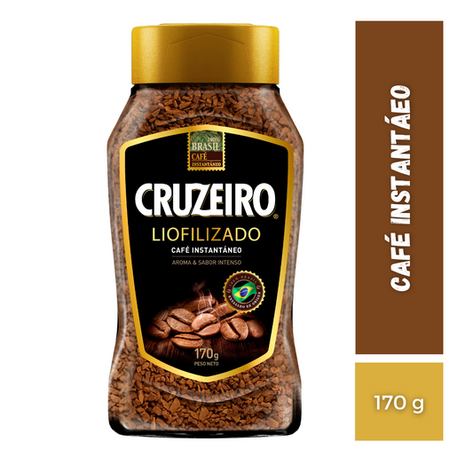 Cafe cruzeiro instantáneo 170g Vidrio