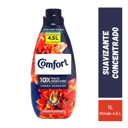 Suavizante Comfort  Concentrado Energia Floral, 1L