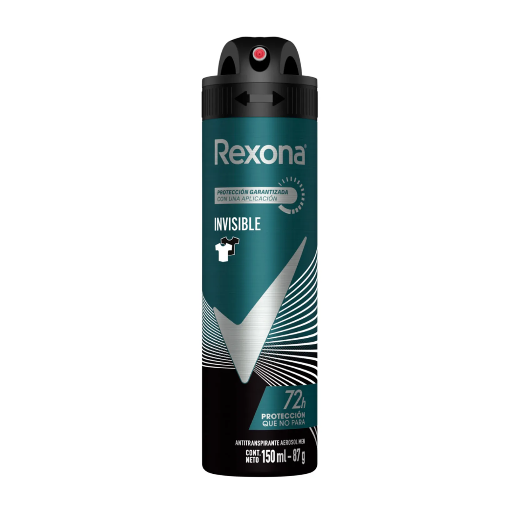 Desodorante Rexona Spray Men Invisible, 150ml