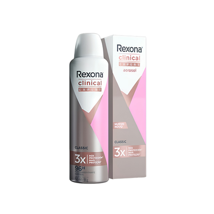 Desodorante Aerosol Rexona Clinical Classic Mujer, 150ml