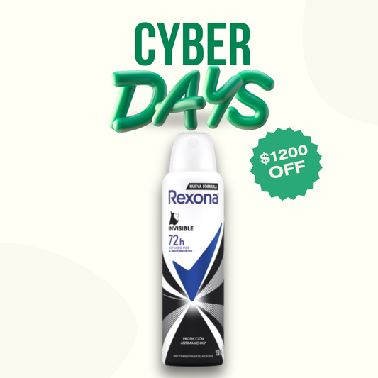 Desodorante Rexona Spray Invisible, 150ml