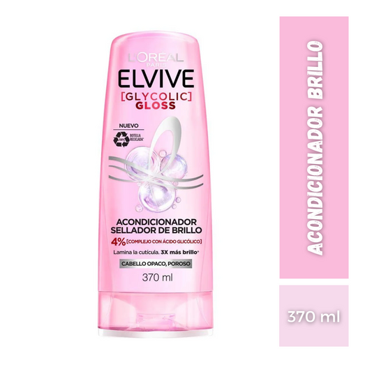 Acondicionar ELVIVE Glycolic Gloss, 370ml