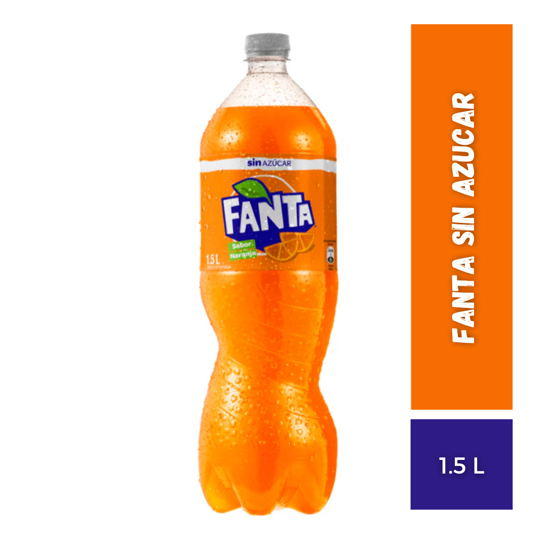 Fanta Sin Azucar, 1.5L