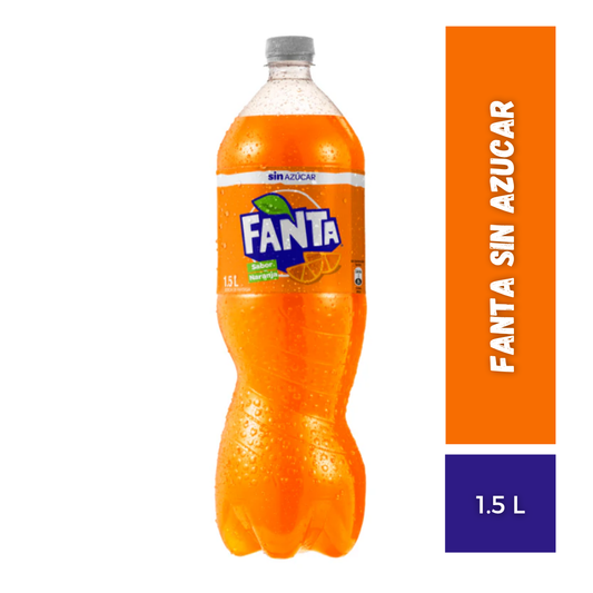 Fanta Sin Azucar, 1.5L