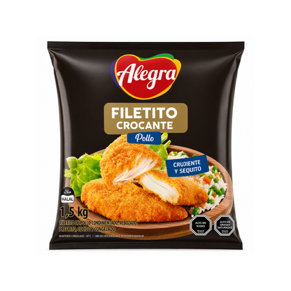 Filetitos De Pollo Crocantes, 1.5kg
