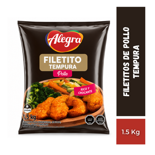 Filetitos De Pollo Tempura, 1.5kg