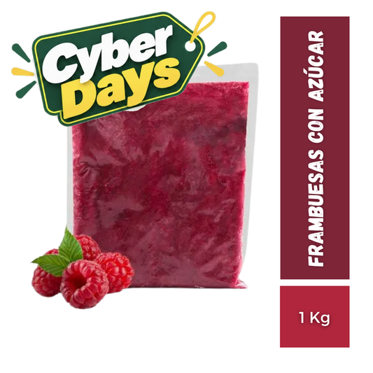 Frambuesa Pulpa Congelada, 1Kg - Cyber Days