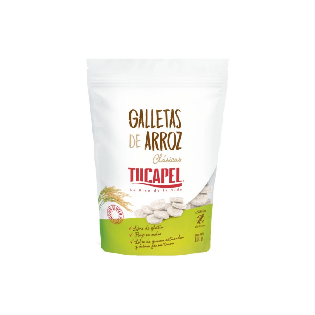 Galleta De Arroz Clasica Tucapel, 150g