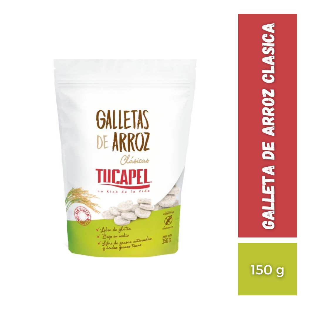 Galleta De Arroz Clasica Tucapel, 150g