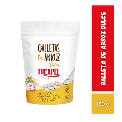Galleta De Arroz Dulce Tucapel, 150g