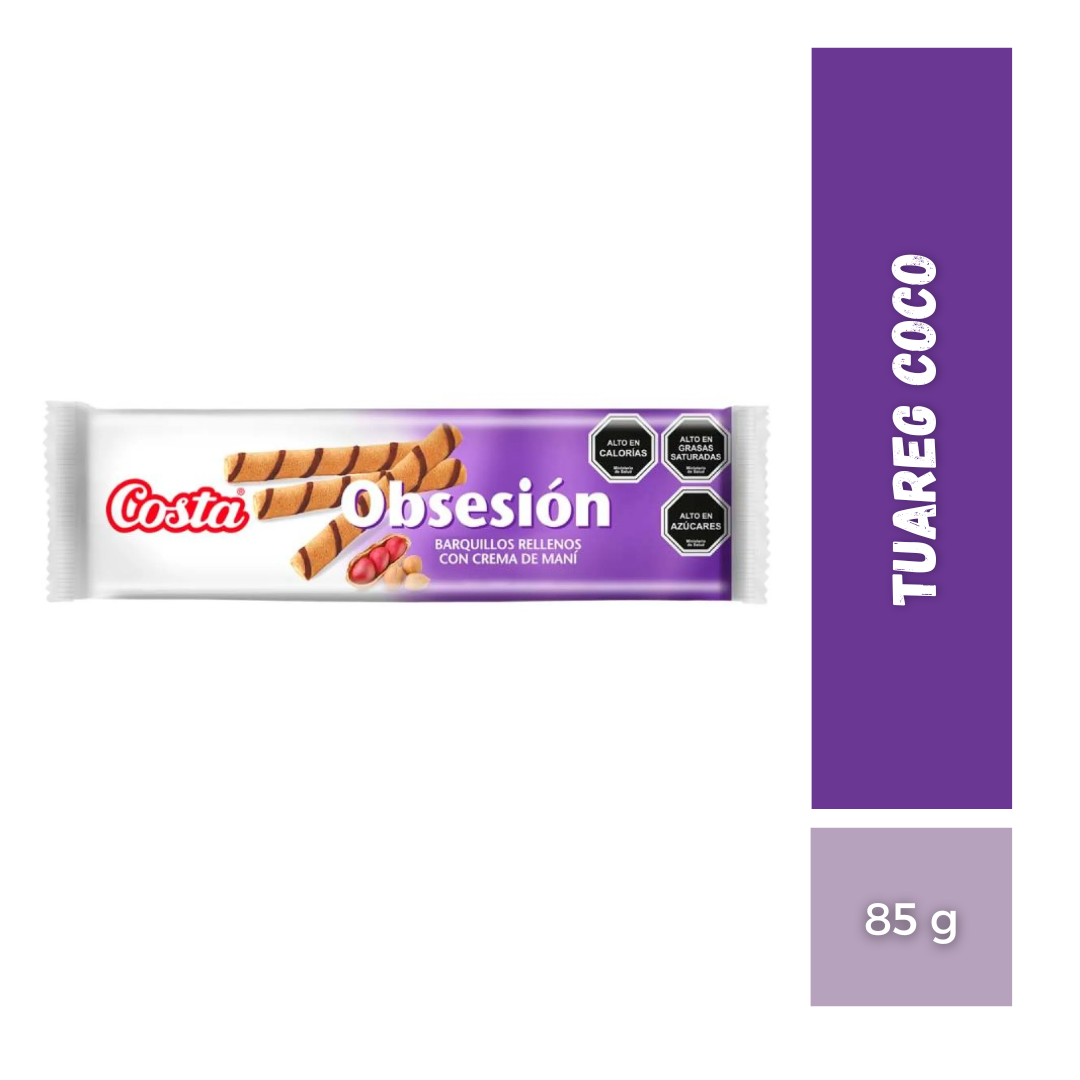 Galleta Obsesión Mantequilla de Maní, 85g