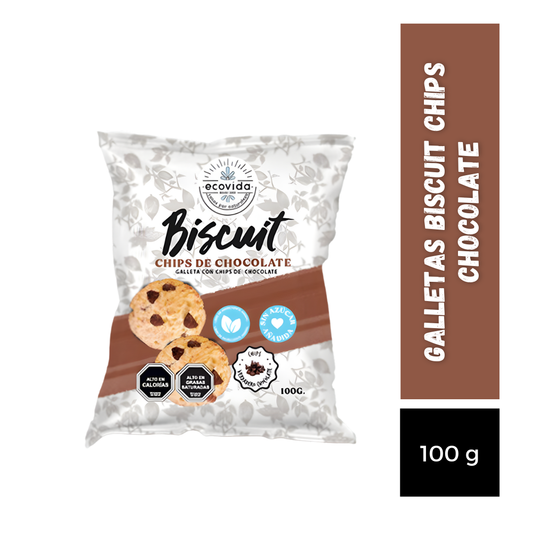 Galletas Biscuit Chips Chocolate EcoVida, 100g