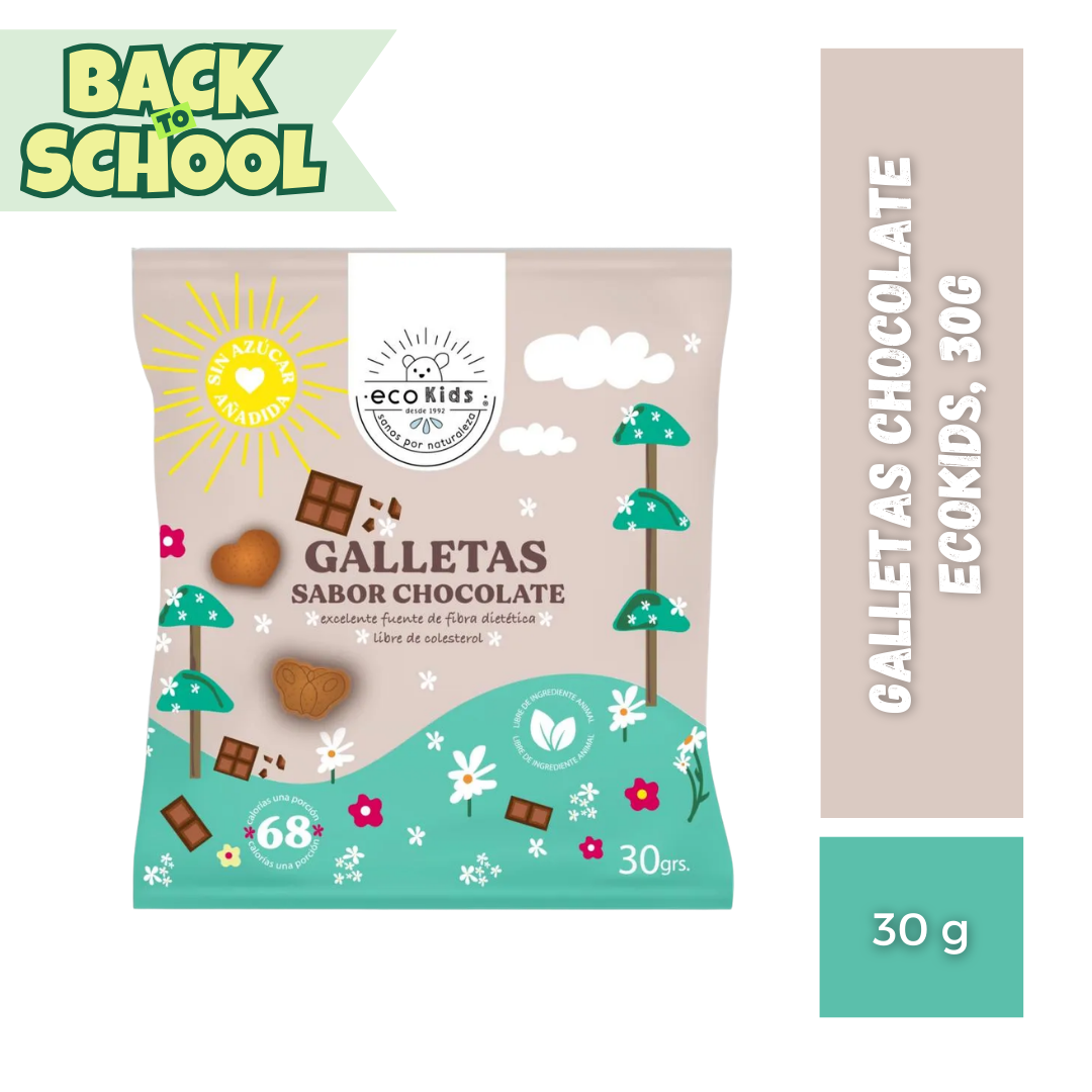 Galletas Chocolate EcoKids, 30g