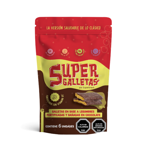 Galletas Bañadas en Chocolate Super Snack, 90g