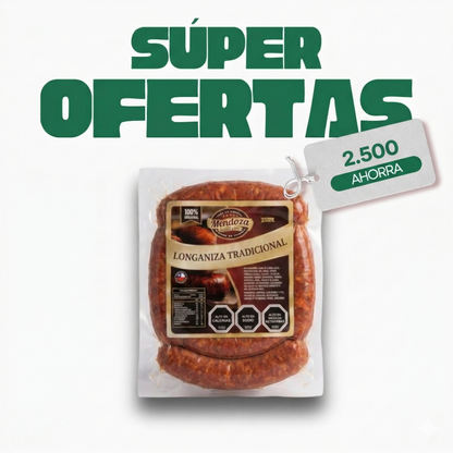 Longaniza Tradicional Mendoza, 500g