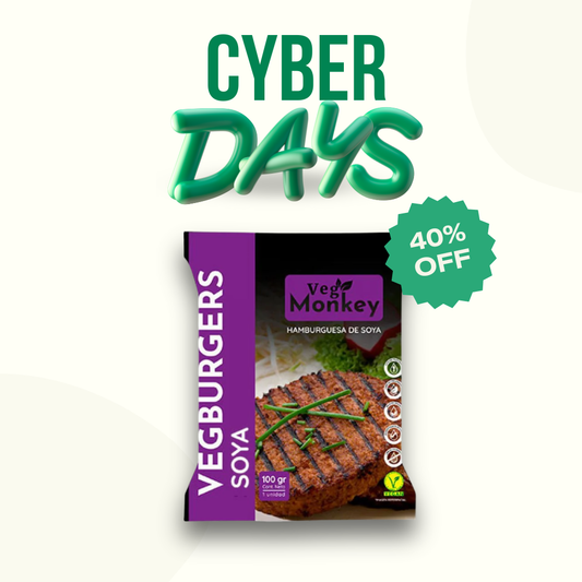Hamburgesa de Soya Veg Monkey, 100g