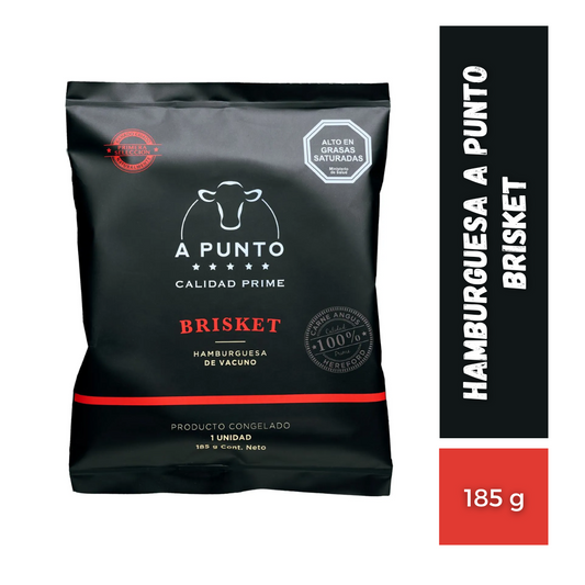 Hamburguesa A Punto Brisket, 185g