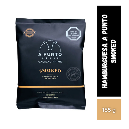 Hamburguesa A Punto Smoked, 185g