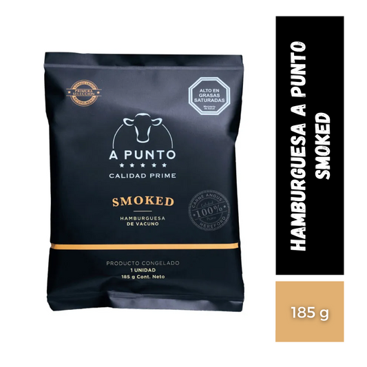 Hamburguesa A Punto Smoked, 185g