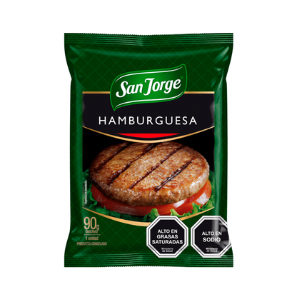 Hamburguesa De Vacuno San Jorge, 90g