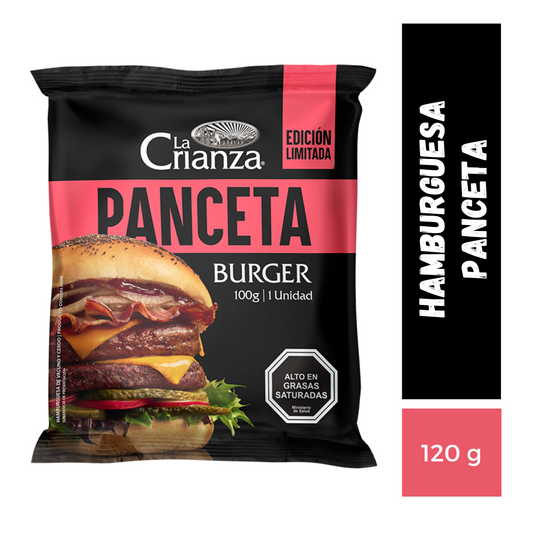 Hamburguesa Panceta La Crianza, 100g