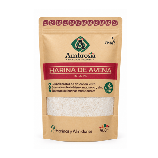 Harina de Avena Integral Ambrosia, 500g
