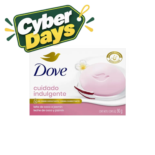 Jabón Dove Barra Coco y Jazmín Cuidado Indulgente, 90g - Cyber Days
