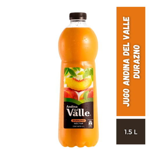 Jugo Andina Del Valle Durazno, 1.5L