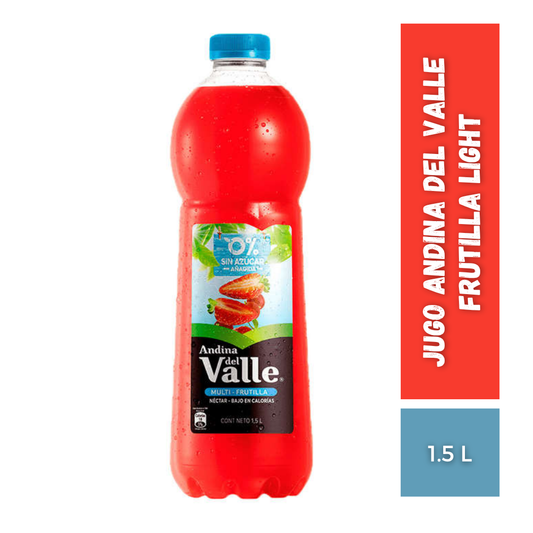 Jugo Andina Del Valle Frutilla Light, 1.5L