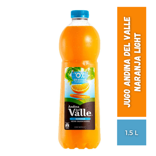Jugo Andina Del Valle Naranja Light, 1.5L