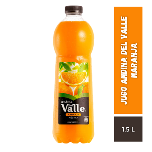 Jugo Andina Del Valle Naranja, 1.5L