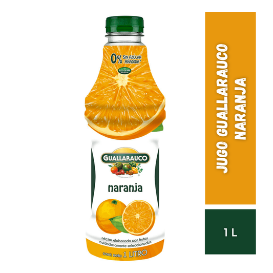 Jugo Guallarauco Naranja, 1L