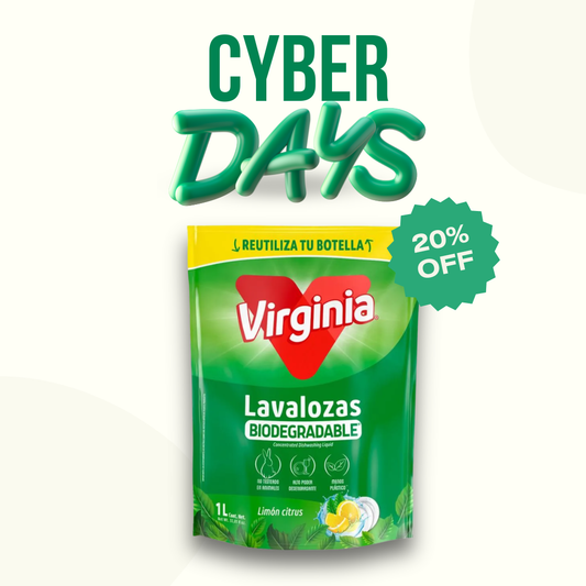 Lavaloza Limón Virginia Recarga, 1L