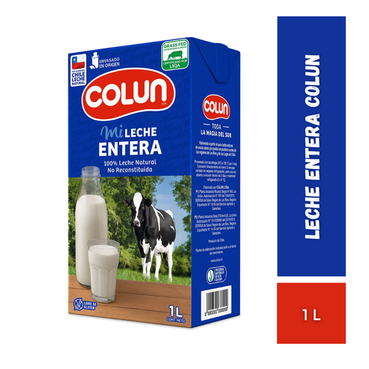 Leche Entera Colun, 1L